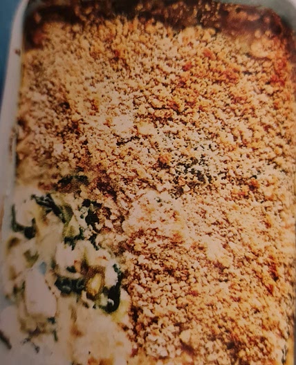 Haddock Florentine bake