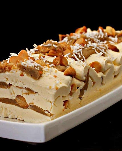 Caramel Viennetta Keto Cheesecake