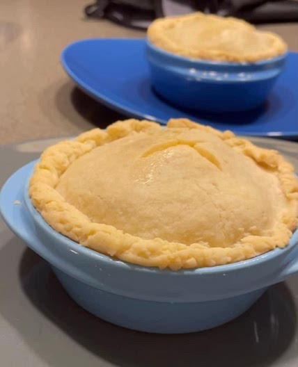 Cheesy Chicken Pot Pies