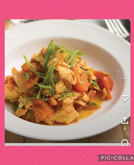 Stir-Fried Tomatoes & Eggs