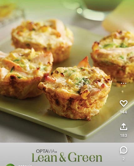 Chicken, Squash & Blue Cheese Mini Frittatas