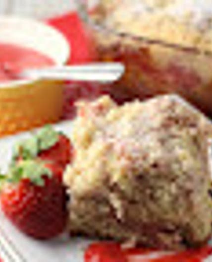 Strawberry Swirl Coffee Cake