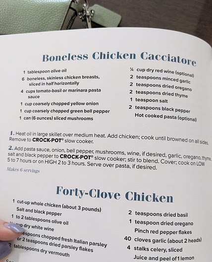 Boneless Chicken Cacciatore