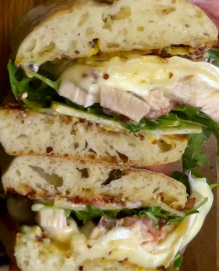 Chicken, Brie and Apple Baguette 