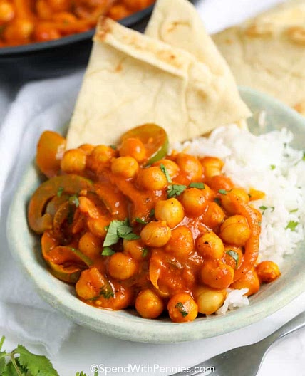Curried Chickpeas