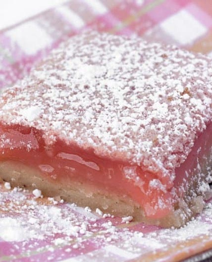 Hibiscus Lemon Bars