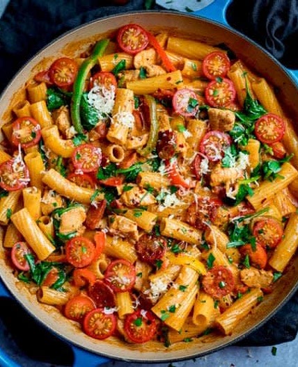 Cajun Spiced Veggie Pasta