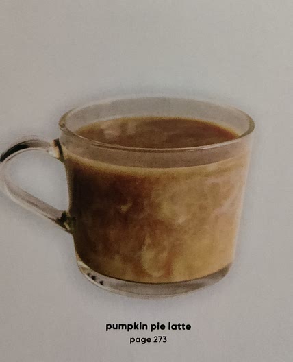 Pumpkin pie Latte pg. 273