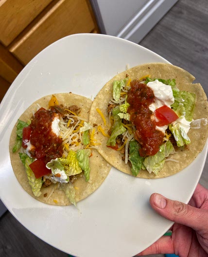 Ground turkey tacos 