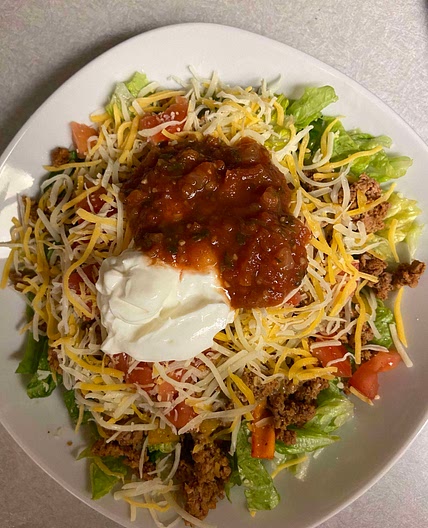 Tacoless taco salad 