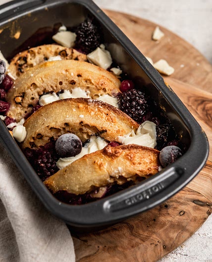 Baked Vanilla Protein Crumpets