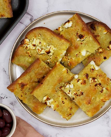 Thin-battered Feta Pie - Alevropita
