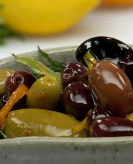 Warm Marinated Olives