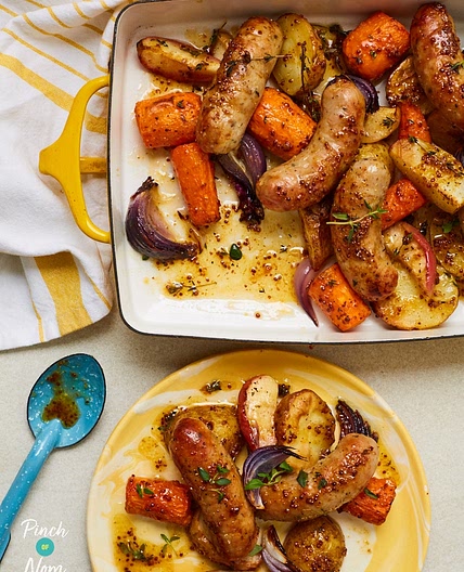 Sausage Traybake | Slimming & Weight Watchers Friendly
