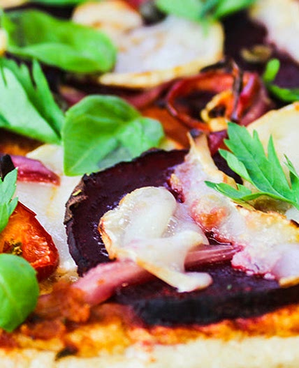 Beetroot & Goats Cheese Pizza