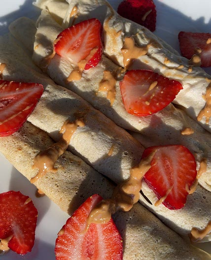 High protein crepes 