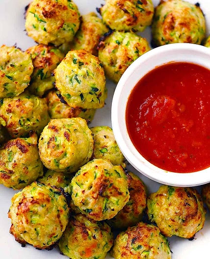Chicken and Zucchini Meatballs