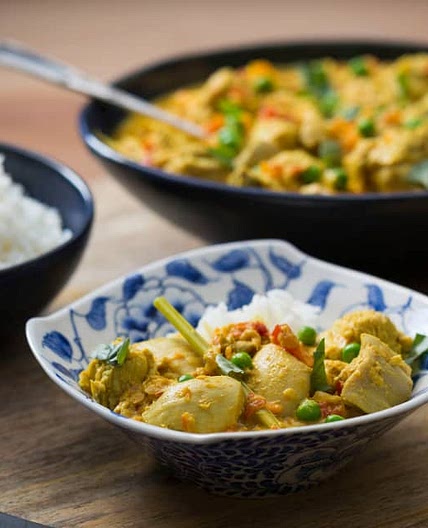 Quick chicken curry