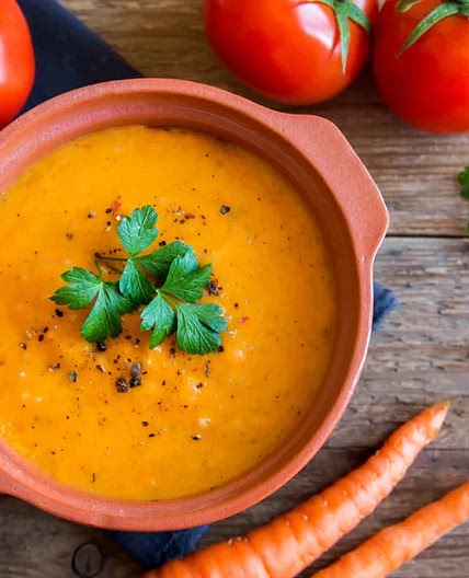 Velouté tomates carottes