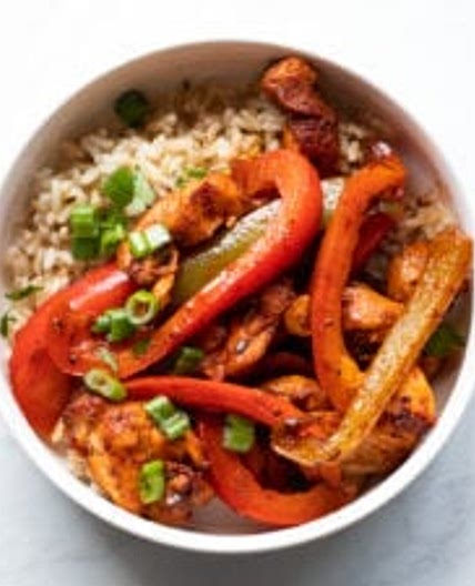 Low FODMAP Chicken Fajita Bowls