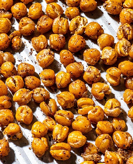 the crispiest roasted chickpeas