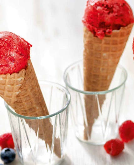 Fruit ice cream