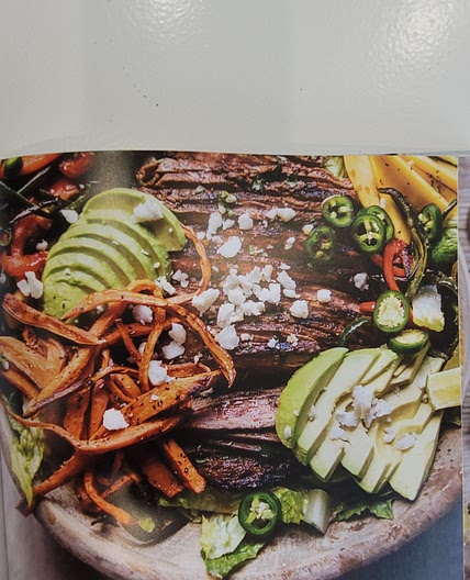 Steak Fajita and Sweet Potato Fry Salad