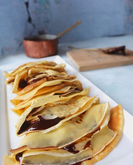 Nutella & Banana Crepes
