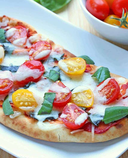 10-Minute Margherita Flatbreads