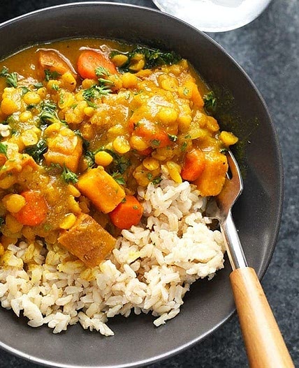 Instant Pot Sweet Potato Vegan Curry