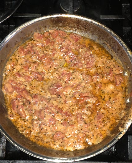 Tomato-Cream Sauce for Pasta