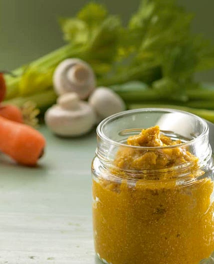 Vegetable stock paste