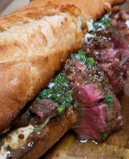 Steak Sandwich w/ Chimichurri