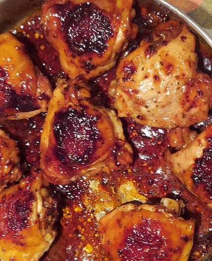 Garlic-Brown Sugar Chicken Thighs