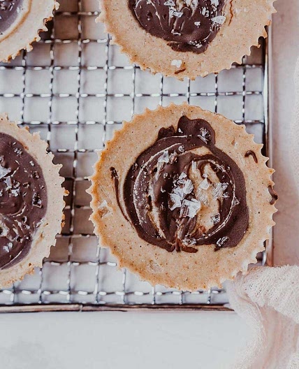 Salted Chocolate Chai Bliss Tahini Cups