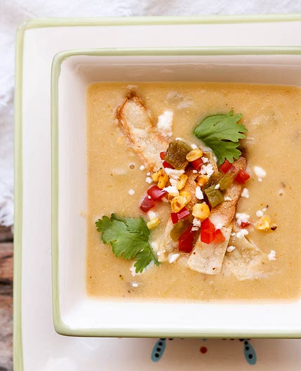 Creamy Potato Hatch Chile Soup