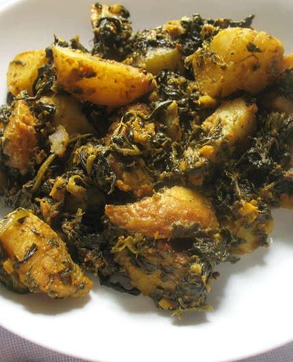 Saag Aloo Emmie lou style
