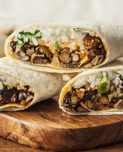 Josh's Bean and Rice Burrito