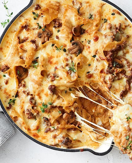 One-pan French onion beef stroganoff recipe