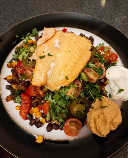 Salmon Tex Mex Bowl