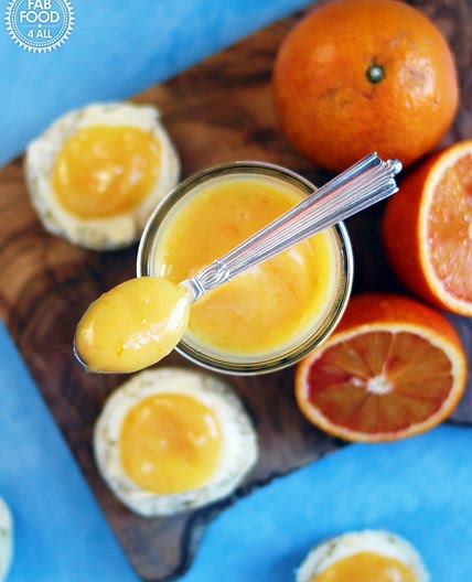 Granny’s Quick Blood Orange Curd with Power Blender option