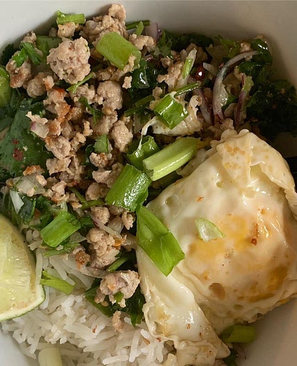 Laab Pork Salad