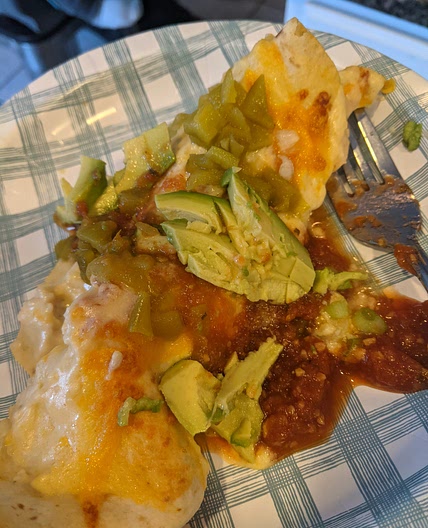 Chicken enchiladas