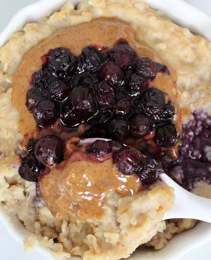 Microwave Vanilla Berry Protein Oatmeal