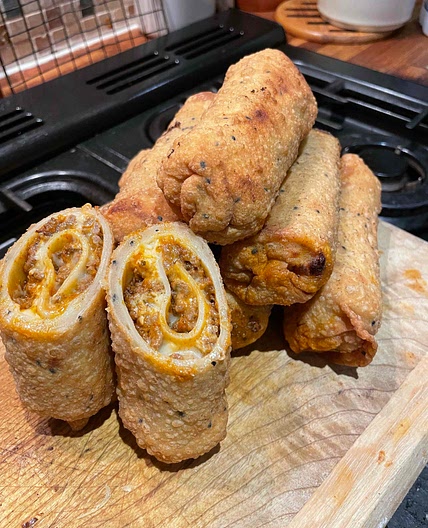 Lasagna Spring Rolls
