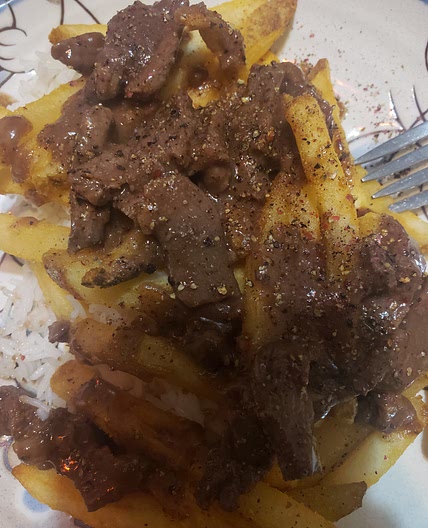 Mom's bo xao khoai tay
