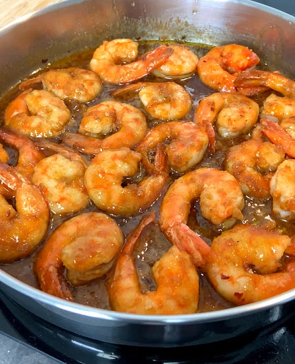 HONEY GARLIC PRAWNS