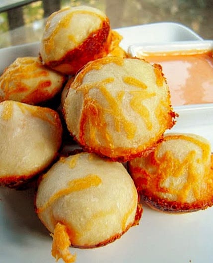 Buffalo Chicken Pizza Bites - Plain Chicken