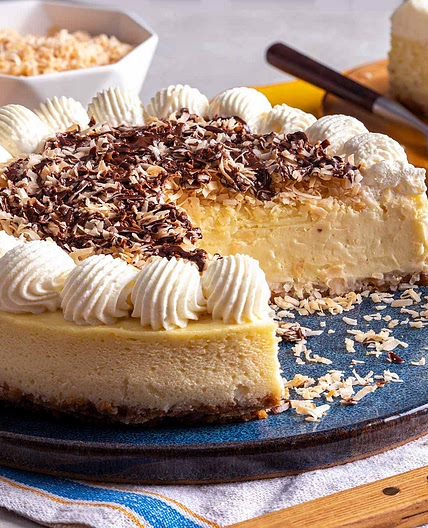 Triple Coconut Cheesecake