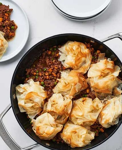Phyllo Meat "Pie"